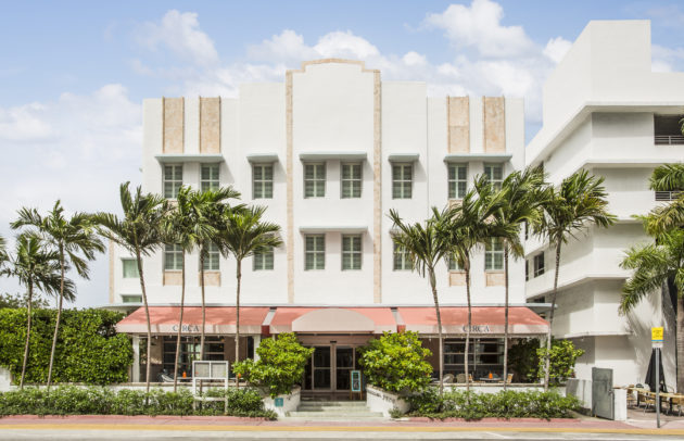 facade of the hotel