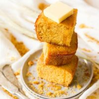 Homemade Honey Butter Glazed Cornbread 