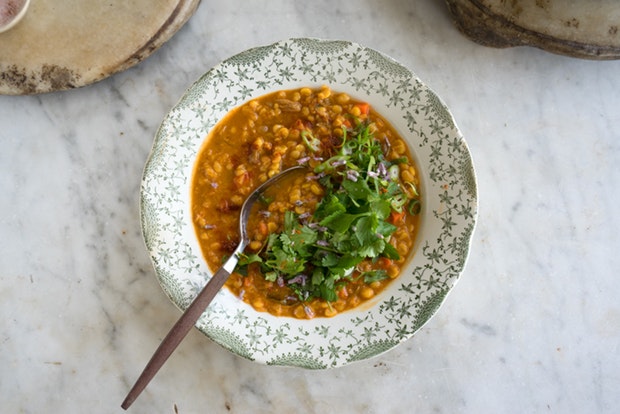 Coconut Red Lentil Soup