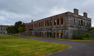 Spike Island Prison Building off coast of Cobh Cork Ireland