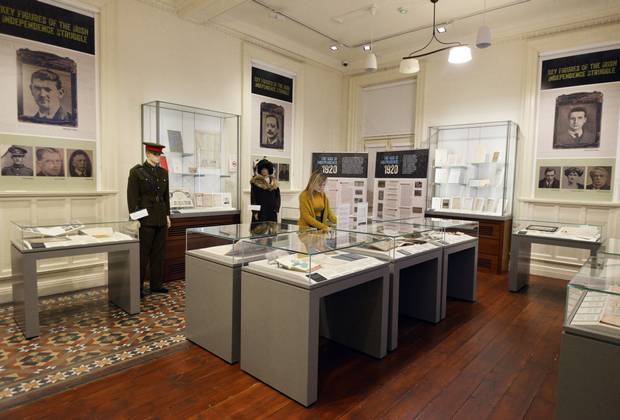 Edel Golden browsing the Jackie Clarke Collection in Ballina, Co Mayo