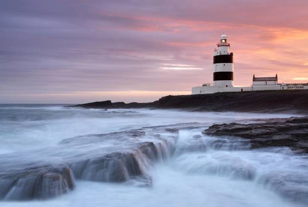 The second oldest operational lighthouse in the world stands guard over the Irish Sea at Hook Head, Co Wexford