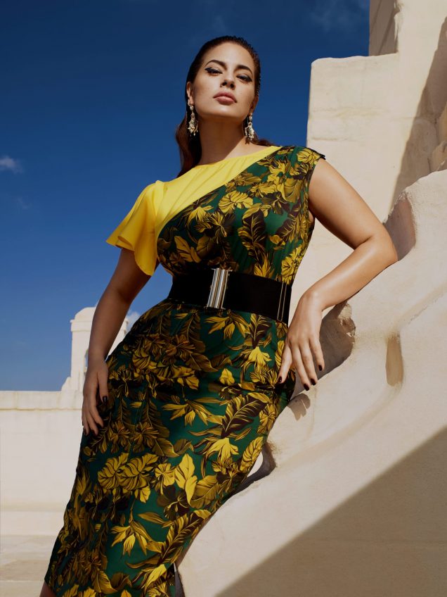 Ashley Graham for Marina Rinaldi Spring 2019.