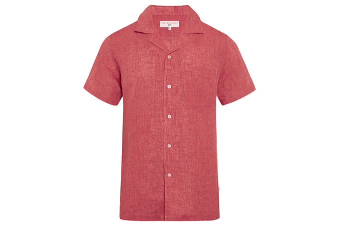 CLICK TO ZOOM THUNDERBALL SHIRT 007 Cardinal Capri Collar Shirt