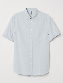 H&m Cotton Shirt Regular Fit