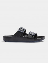 Topman Slydes Black Watson Sandals