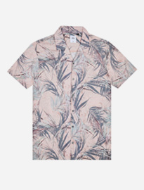 Burton Pink Floral Print Revere Jersey Shirt