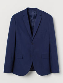 H&m Linen Jacket Slim Fit