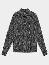 Topman Black And White Monochrome Print Jacket