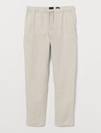 H&m Linen Trousers Relaxed Fit