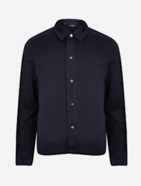 River Island Selected Homme Navy Sweatshirt Jacket