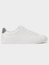 Zara White Leather Sneakers