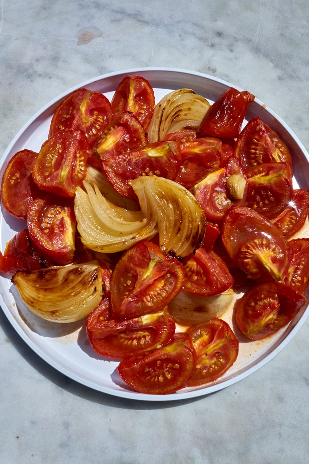 Fourth of July Roasted Tomato Salsa Recipe