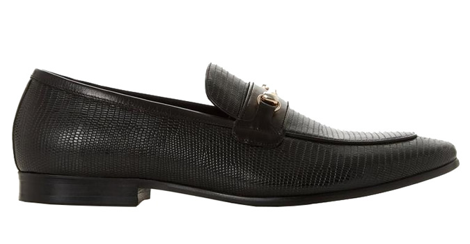 Santos - Black Snaffle Loafer