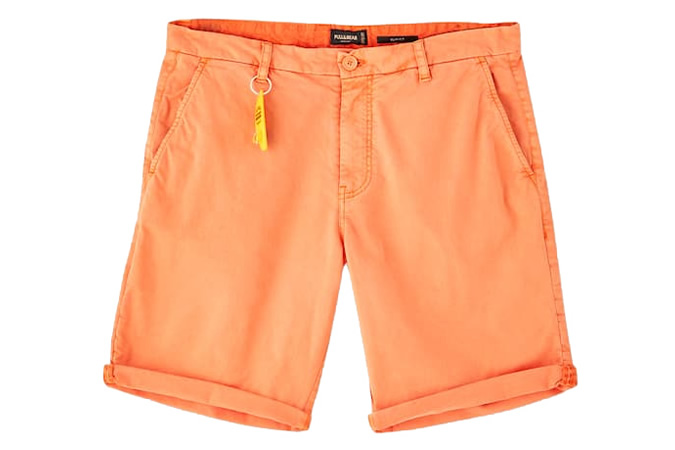 Colourful chino Bermuda shorts