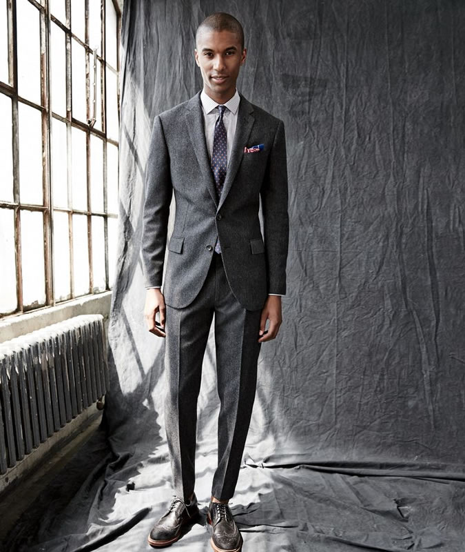 Thin Lapels and Tie Knots will help keep things in proportion to your smaller features