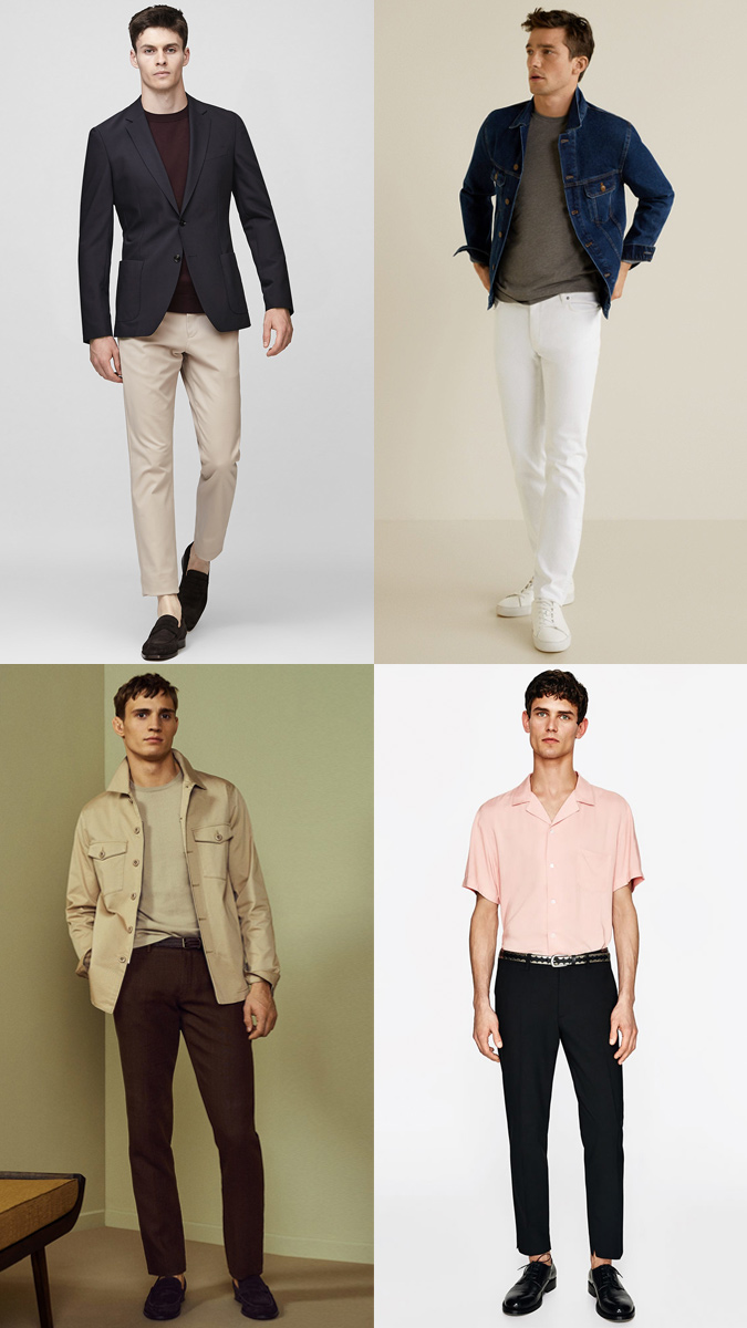 Men's Contrast Separates Outfit Inspiration Lookbook