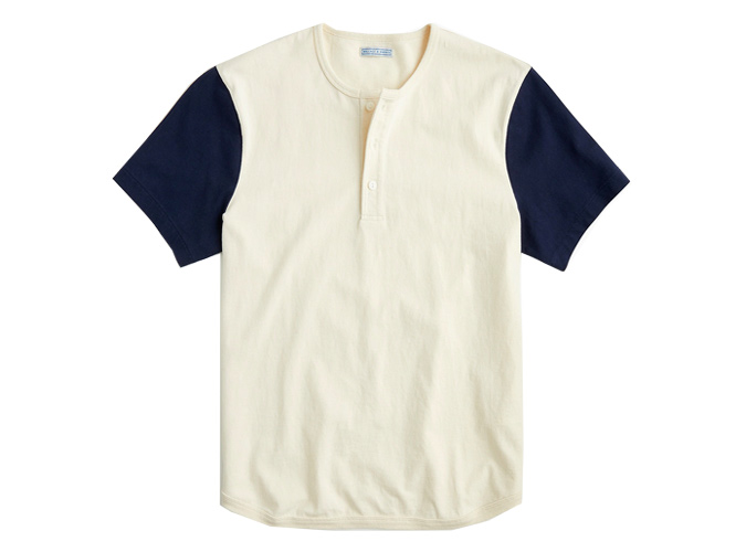 Wallace & Barnes short-sleeve baseball henley