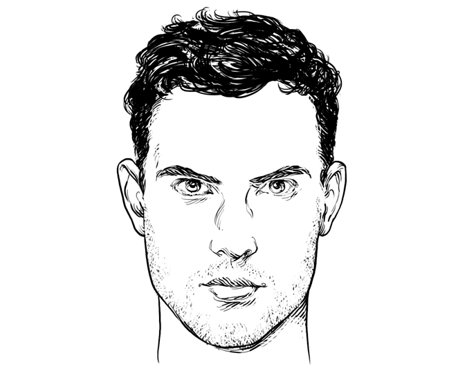 The perfect men's hairstyle/haircut for a Rectangle/Oblong Face Shape