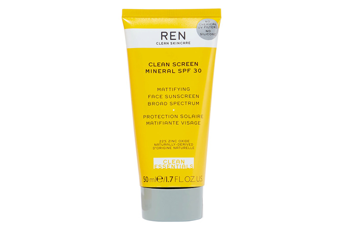 Ren Skincare Clean Screen Mineral SPF 30 Mattifying Face Sunscreen