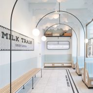 Milk Train ice cream parlour, designed by FormRoom