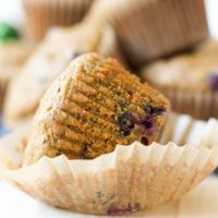 Paleo Blueberry Chocolate Chip Zucchini Muffins