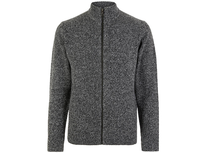 M&S COLLECTION Textured Zip Through Cardigan