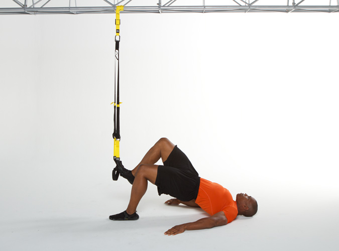 TRX Single Leg Hip Press