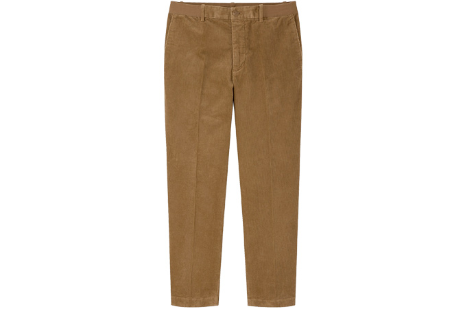 MEN EZY CORDUROY ANKLE TROUSERS