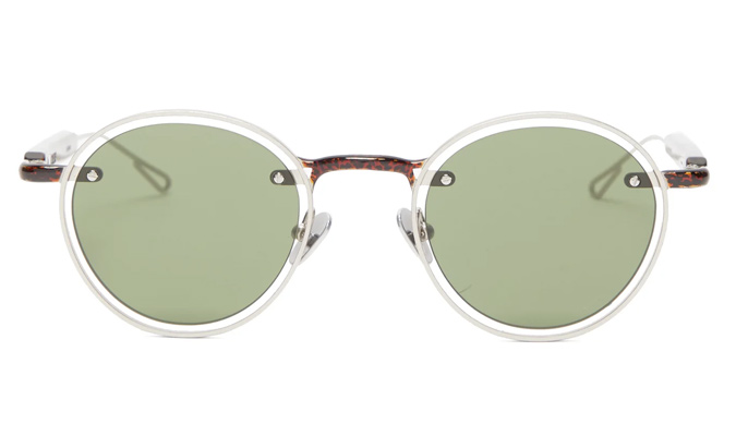 JACQUEMUS Le Meunier round acetate and metal sunglasses