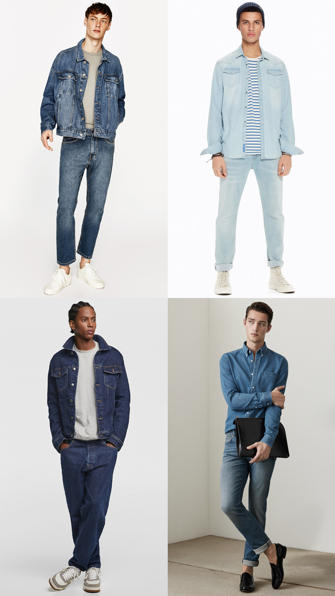 How to wear double denim