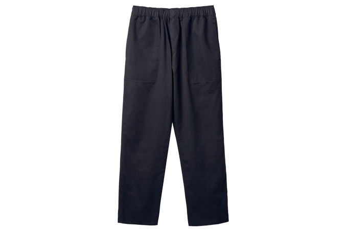 COTTON-LINEN ELASTICATED TROUSERS