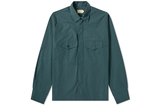 MAISON KITSUNÉ HIDDEN PLACKET SHIRT