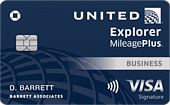 Chase United Explorer Business Card