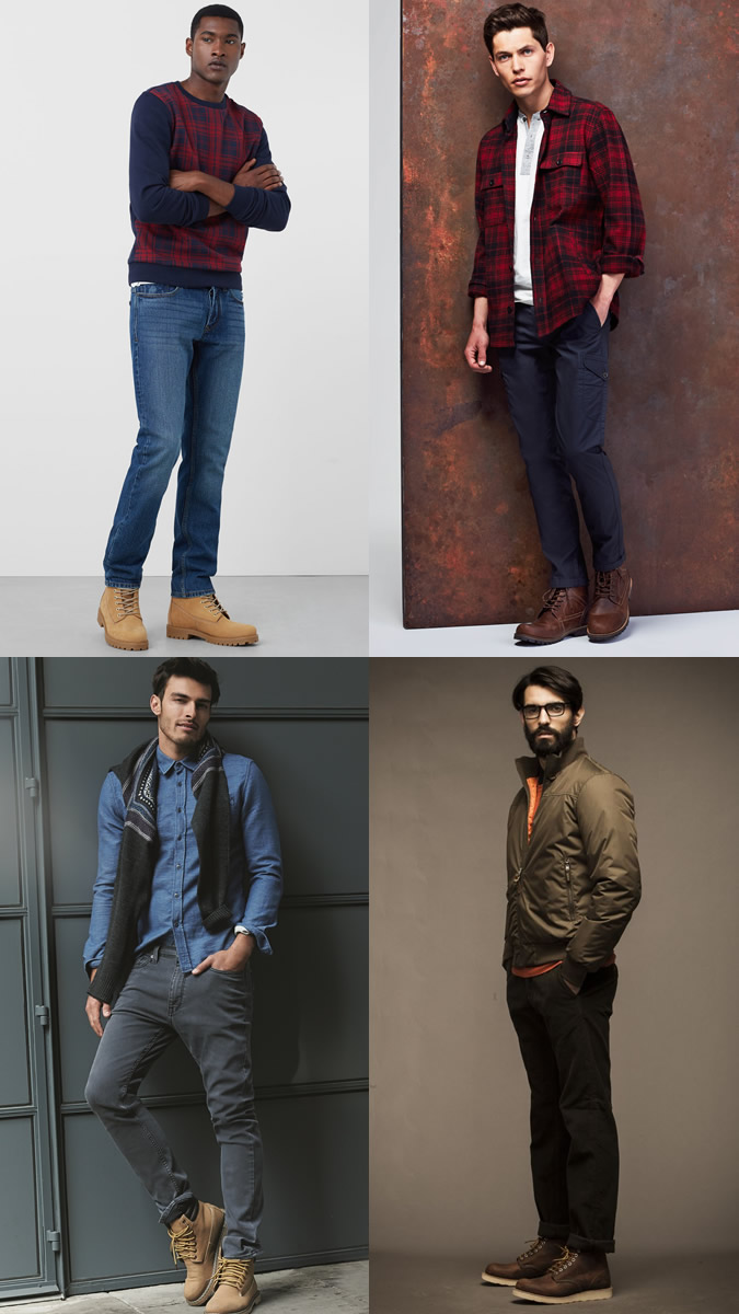 Men's Work Boots Outfit Inspiration Lookbook