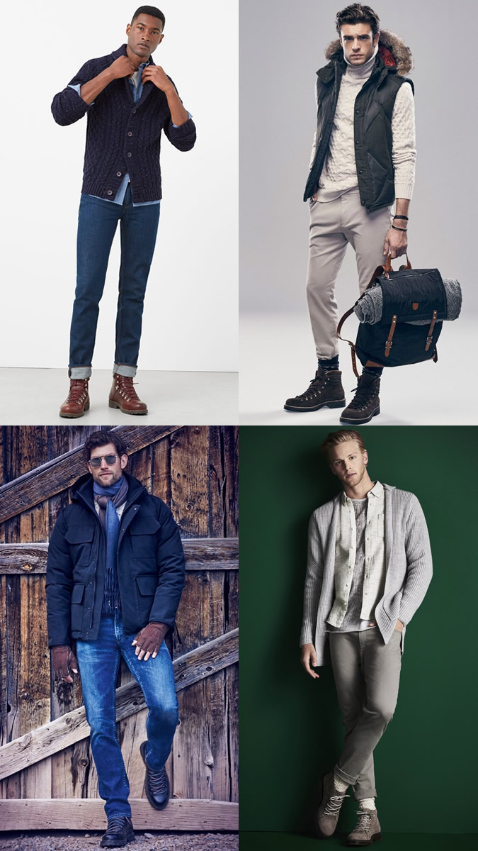 Men's Hiking Boots Outfit Inspiration Lookbook