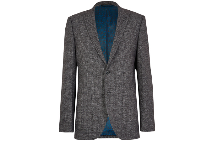 M&S COLLECTION Checked Slim Fit Jacket