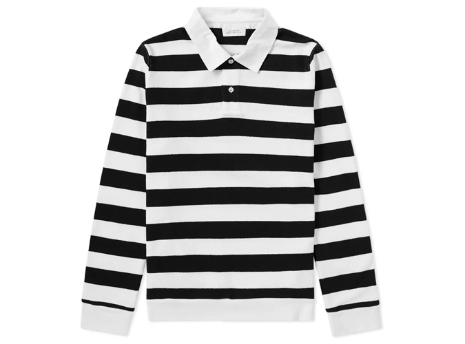 SATURDAYS NYC SANDERS STRIPE RUGBY SHIRT