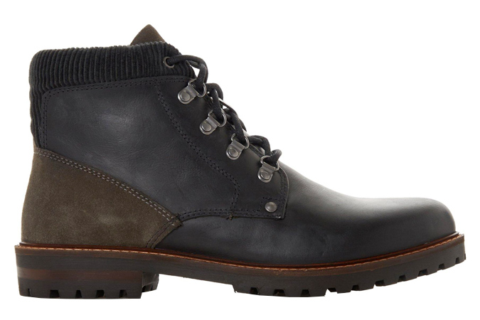 Carcher H - Black Leather Worker Boot