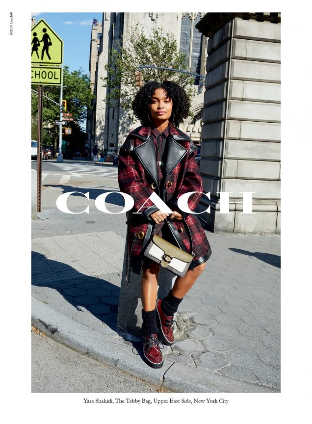 Yara Shahidi for Coach Fall 2019.