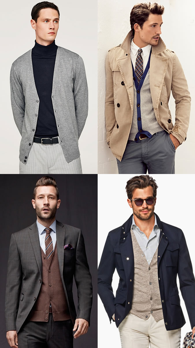 How to wear a cardigan for men