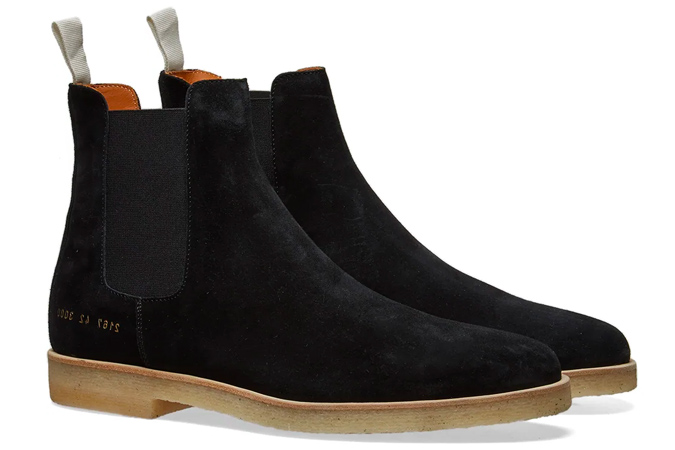 COMMON PROJECTS SUEDE CHELSEA BOOT