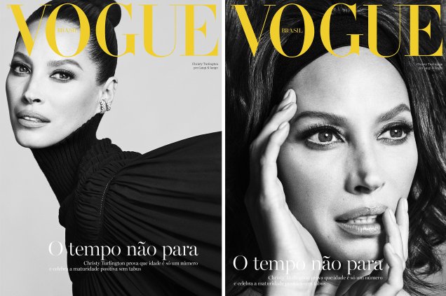 Vogue Brazil October 2019 : Christy Turlington by Luigi & Iango