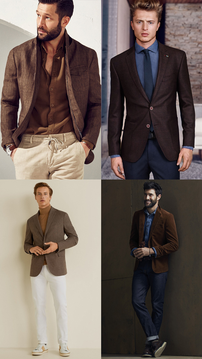 How To Wear A Brown Blazer