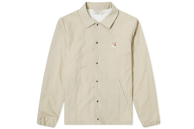 MAISON KITSUNÉ FOX HEAD COACH JACKET