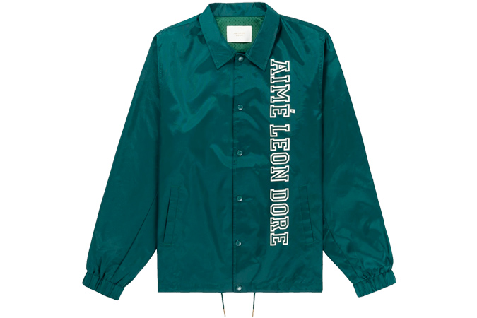 NYLON COACH JACKET - GREEN