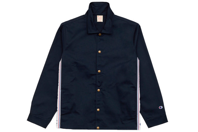 Jacquard C Logo Tape Trim Woven Coach Jacket