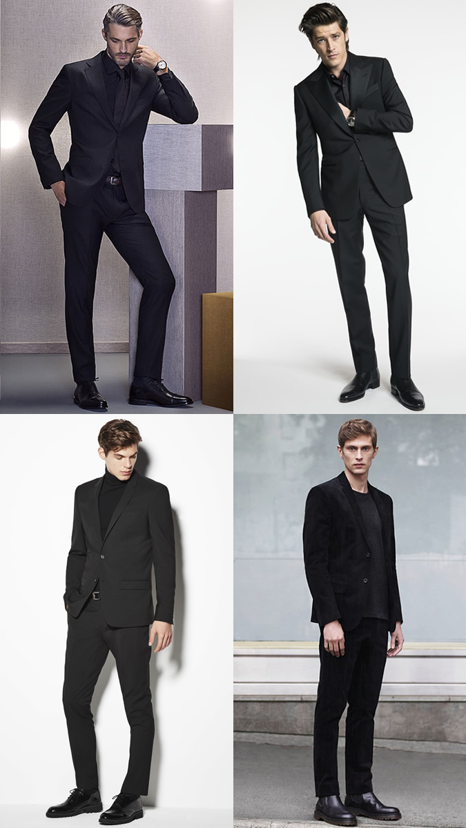 How To Wear All-Black Tailoring