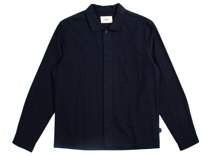 FOLK Patch Shirt - Navy