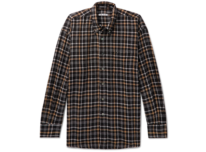 OUR LEGACY Button-Down Collar Checked Woven Shirt